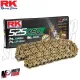 MF4634 Catena Trasmissione Moto RK Passo 525 XSO Gold 120 Maglie con RX-Ring