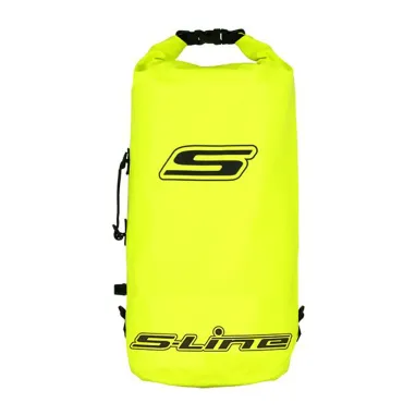MF4637 - Zaino S-Line Impermeabile 25Lt Verde Fluo per Moto Scooter Cross Enduro