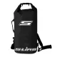 MF4638 - Zaino S-Line Impermeabile 25Lt Nero per Moto Scooter Cross Enduro