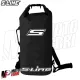 MF4638 - Zaino S-Line Impermeabile 25Lt Nero per Moto Scooter Cross Enduro