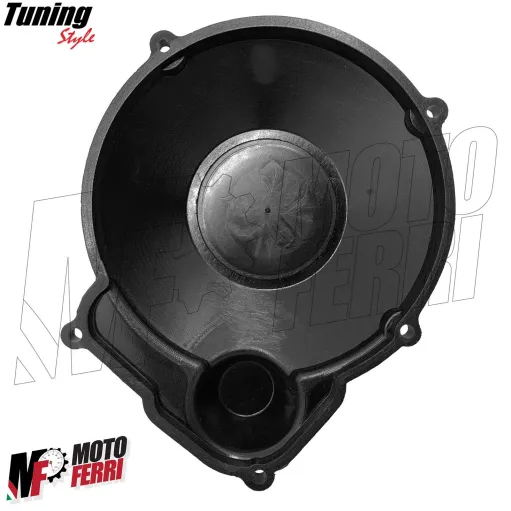 MF4645 Coperchio Carter Volano Carbon Look + Guarnizione per Mot Minarelli AM6