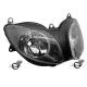 MF4649 Fanale Faro Anteriore Fondo Nero per Yamaha TMax 500 dal 2001 al 2007