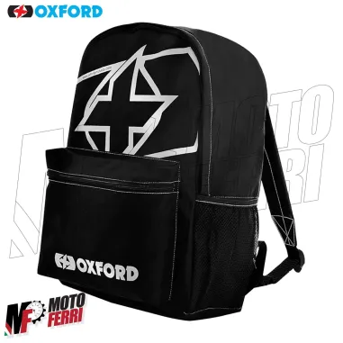 MF4655 - Zaino Oxford X-Rider Essential Back Pack 15L Nero / Grigio Moto Scooter