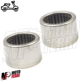 MF0005 KIT 2 CUSCINETTI ASTUCCI GABBIE PERNO FORCELLA VESPA 50 SPECIAL R L N et3 2