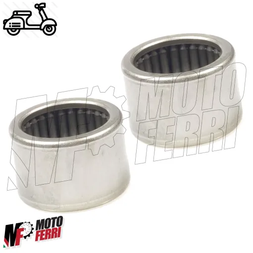MF0005 KIT 2 CUSCINETTI ASTUCCI GABBIE PERNO FORCELLA VESPA 50 SPECIAL R L N et3