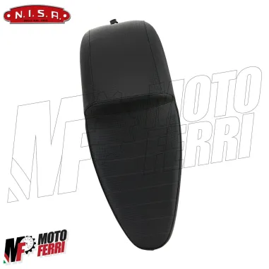 MF0018 - SELLA SPORT NERA ABS SKAI CORSA CON LEVETTA VESPA 125 150 200 PX PE