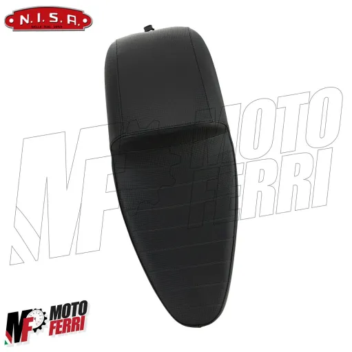 MF0018 - SELLA SPORT NERA ABS SKAI CORSA CON LEVETTA VESPA 125 150 200 PX PE