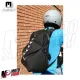 MF4661 Zaino MPH 18L Impermeabile Porta Casco + Tasca Porta PC Moto Scooter