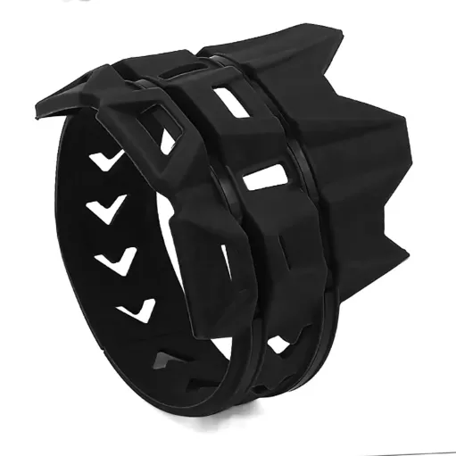 MF4665 Protezione Scarico Marmitta Terminale Nero Universale Cross Enduro 2T 4T