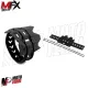 MF4665 Protezione Scarico Marmitta Terminale Nero Universale Cross Enduro 2T 4T