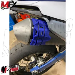 MF4665 Protezione Scarico Marmitta Terminale Blu Universale Cross Enduro 2T 4T 2