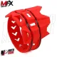 MF4665 Protezione Scarico Marmitta Terminale Rosso Universale Cross Enduro 2T 4T