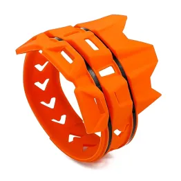 MF4665 Protezione Scarico Marmitta Terminale Arancione Universale Cross Enduro