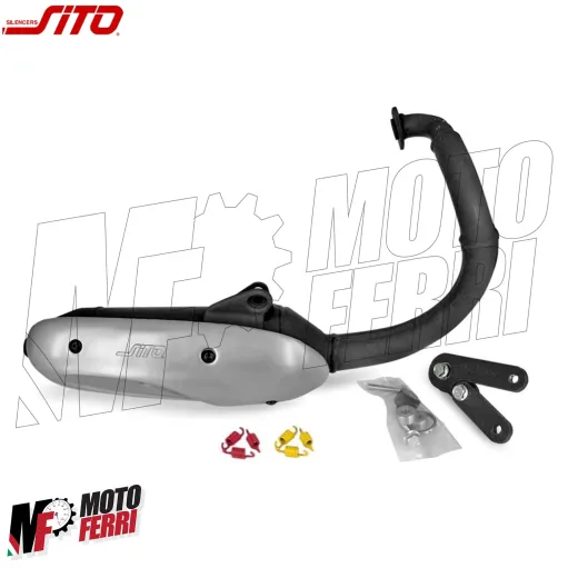 MF3701 – Marmitta Scarico Sito per Peugeot 50 2T Speedfight LC/AC - X-Fight LC