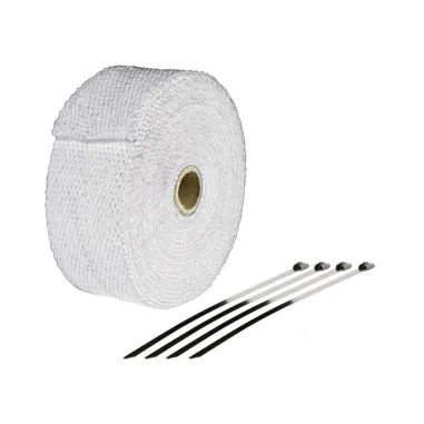 MF4670 Benda Termica 10 Mt Bianca Marmitta Collettori per Moto Auto Custom