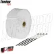 MF4670 Benda Termica 10 Mt Bianca Marmitta Collettori per Moto Auto Custom