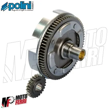 MF0034 CAMPANA FRIZIONE POLINI 24 72 DENTI DRITTI VESPA SPECIAL R L 75 90 130