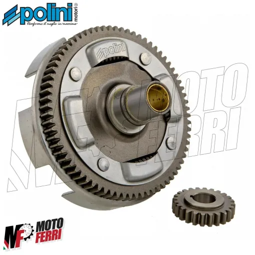 MF0034 CAMPANA FRIZIONE POLINI 24 72 DENTI DRITTI VESPA SPECIAL R L 75 90 130