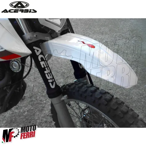 MF4671 Soffietti Calze Forcella Acerbis in Neoprene Rosso Moto Cross Enduro