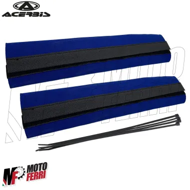 MF4671 Soffietti Calze Forcella Acerbis in Neoprene Blu per Moto Cross Enduro