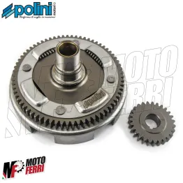 MF0034 CAMPANA FRIZIONE POLINI 75 90 130 VESPA PK 50 XL DENTI DRITTI 24 72 2