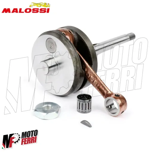 Albero motore Malossi spalle piene Carter Malossi MP-ONE Sp 12 Piaggio SI Bravo Grillo Ciao PX Boss Boxer