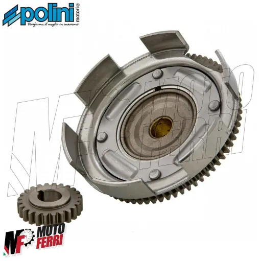 MF0034 CAMPANA POLINI MODIFICA 75 90 130 VESPA 50 SPECIAL DENTI DRITTI 24 - 72
