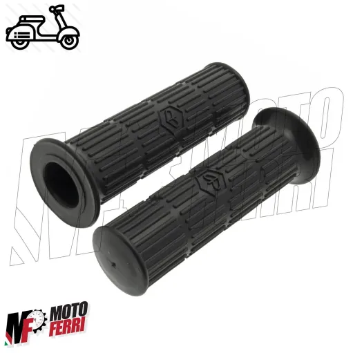 MF0041 COPPIA MANOPOLE MANICOTTI NERE VESPA 50 SPECIAL R L N 125 ET3 PRIMAVERA