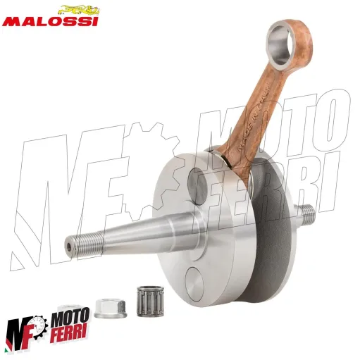 MF0181 Albero Motore Malossi Carter Valvola Rotante 51 Cono 19 Vespa 50 125