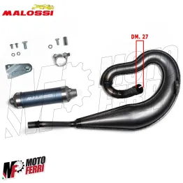 MF0530 - MARMITTA MALOSSI TOO BAD CILINDRI BIG DEPS ATTACCO DM 27 PIAGGIO BRAVO 2