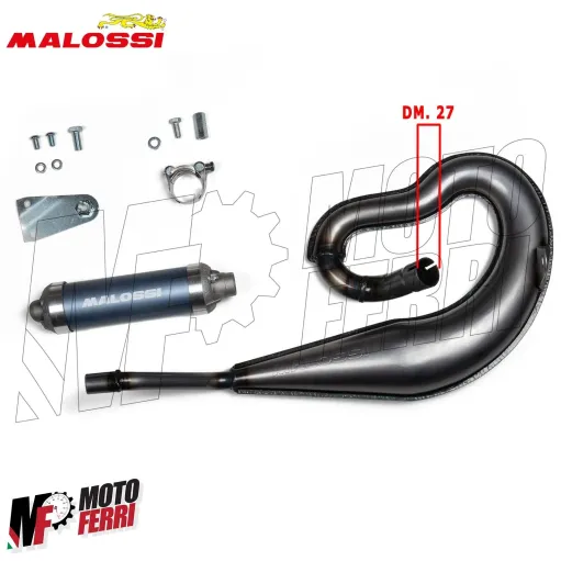 MF0530 - MARMITTA MALOSSI TOO BAD CILINDRI BIG DEPS ATTACCO DM 27 PIAGGIO BRAVO