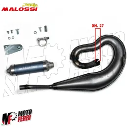 MF0530 - MARMITTA MALOSSI TOO BAD CILINDRI BIG DEPS ATTACCO DM 27 PIAGGIO CIAO 2