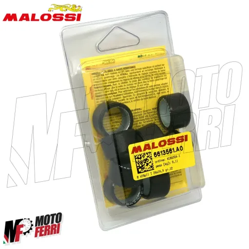 MF1621 Rulli Massette Grammi 12 Malossi Variatore Yamaha TMax 500 530 560 cc