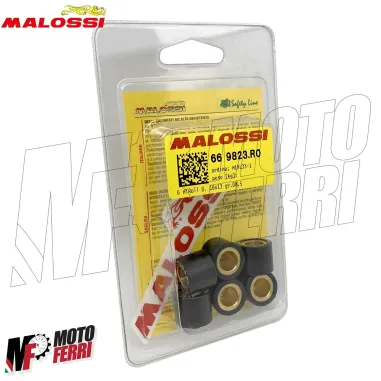 MF1631 Rulli Massette Malossi Variatore 16x13 Grammi 8.5 Scooter 50 CC