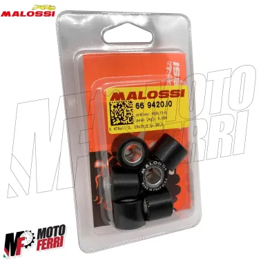 MF1634 Rulli Massette Malossi Variatore 19X15.5 Grammi 6.5 Scooter 50 2T 4T