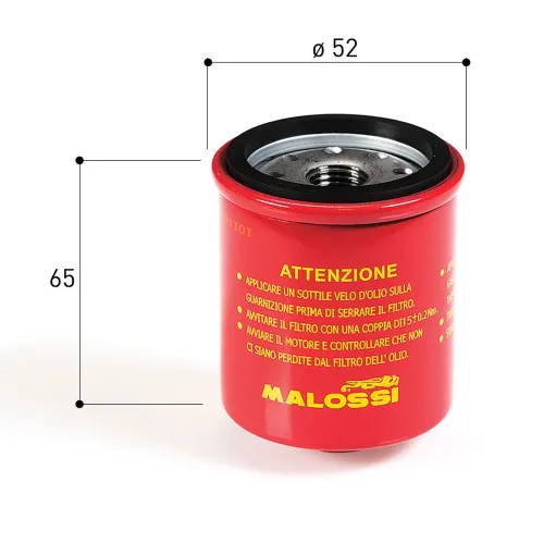 MF1842 Filtro Olio Malossi Red Piaggio Beverly Rst Tourer HPE 125 200 250 300