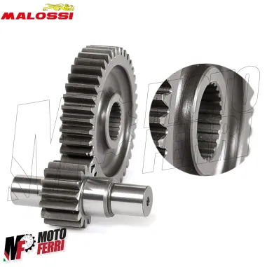 MF1870 Ingranaggi Secondari HTQ Z15/41 Malossi Typhoon Hexagon 125 150 2T