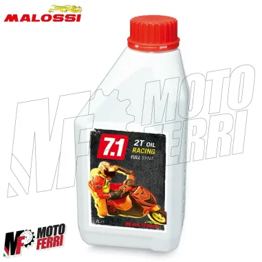 MF1936 - 1 Litro olio Malossi 7.1 2T Racing race 100% Sintetico Miscela 2 Tempi