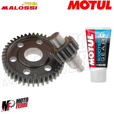 MF2164 Ingranaggi Secondari 15 / 42 Malossi + Olio F12 F15 Aerox Nitro SR Neos