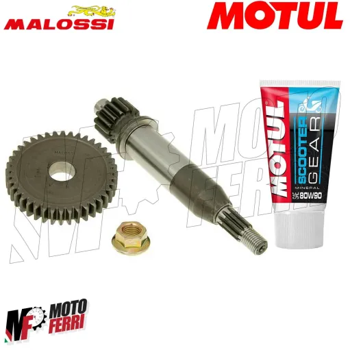 MF2167 - Ingranaggi Primari 15/40 Malossi + Olio Motul SR Scarabeo Ditech Katana