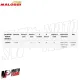 MF2239 COLLETTORE RUOTABILE 360 DM 30-35 MALOSSI VITON F12 F15 AEROX NITRO 2T