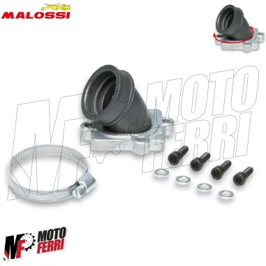 MF2239 COLLETTORE RUOTABILE 360 DM 30-35 MALOSSI VITON F12 F15 AEROX NITRO 2T