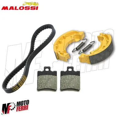 MF2240 Malossi Ganasce Freno Posteriori + Cinghia + Pastiglie Booster Spirit R