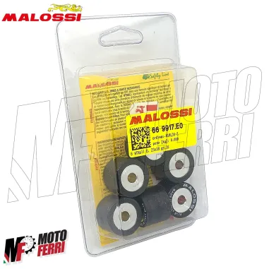 MF2516 Rulli Variatore Malossi 23X18 Gr 15 per Yamaha XMax 300 da 2017 a 2026