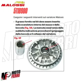 MF2633 Variatore Malossi Multivar 2000 Honda 350 SH Forza ADV da 2021 a 2025 2