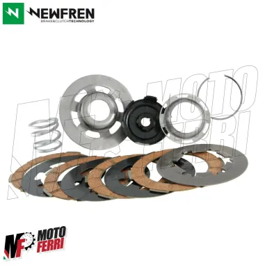 MF0090 Kit Frizione Completa Newfren 4 Dischi Piaggio Vespa 50 R L N Special