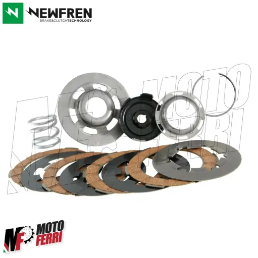 MF0090 Kit Frizione Completa Newfren 4 Dischi Piaggio Vespa 50 R L N Special
