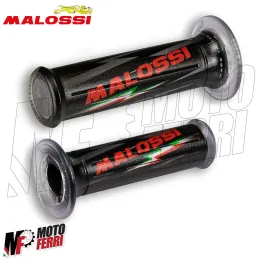 MF2656 Coppia Manopole Malossi Gas Silicone Grip Nero Scooter Universali 2