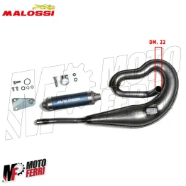 MF2703 Marmitta Scarico Malossi Too Bad Attacco Dm 22 Piaggio Si Boss Grillo 2