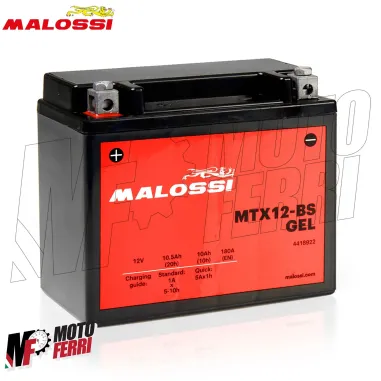 MF2801 Batteria GEL Malossi MTX12-BS YTX12-BS 12V 10.5Ah 180A 150 x 87 x 130mm